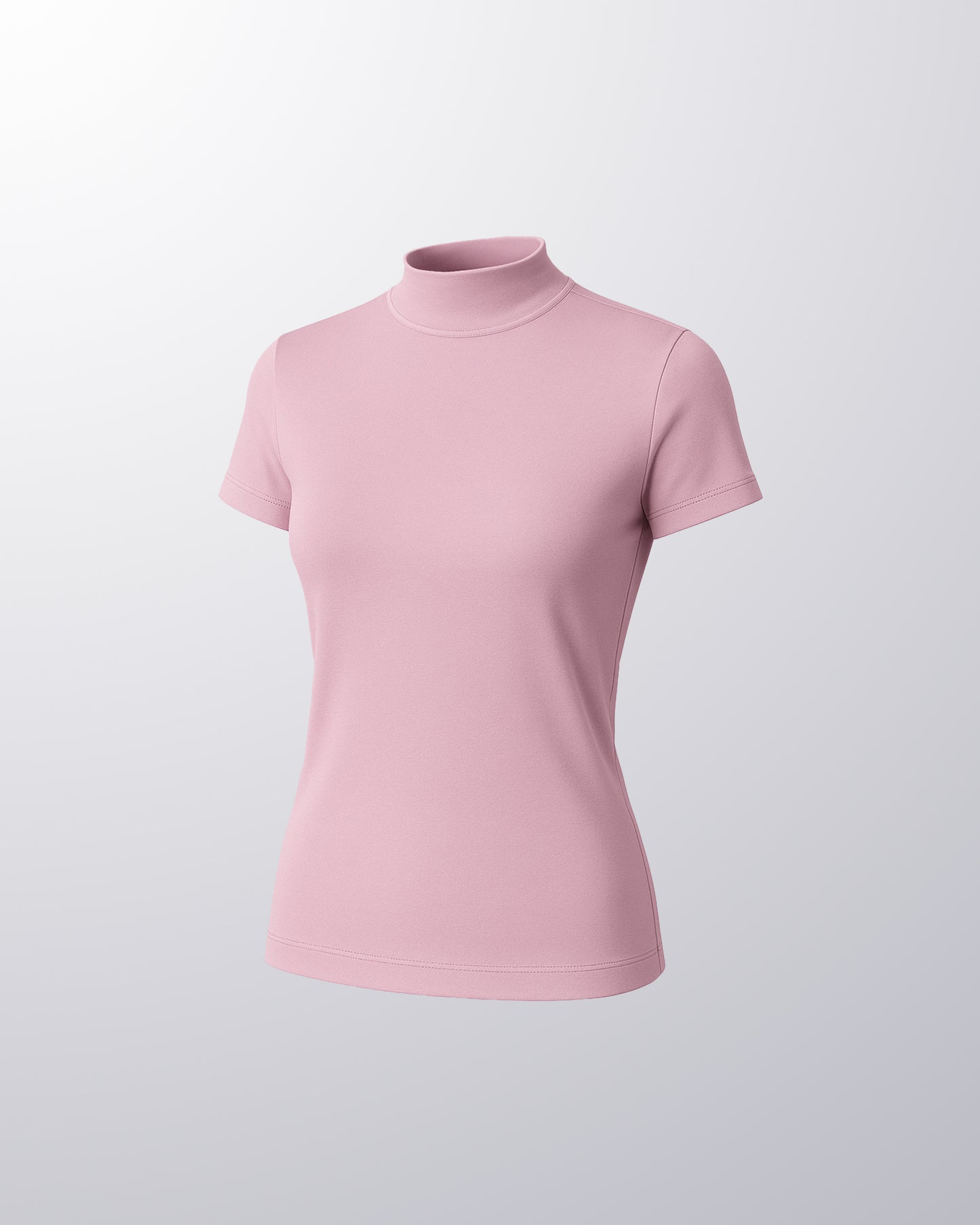 SHORT SLEEVE HALF NECK