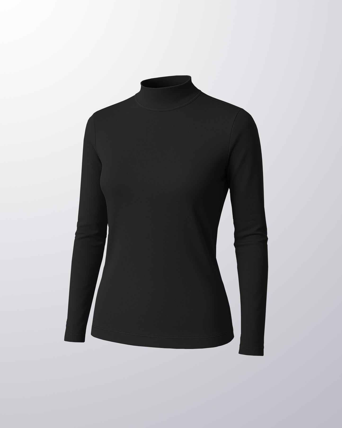 LONG SLEEVE HALF NECK