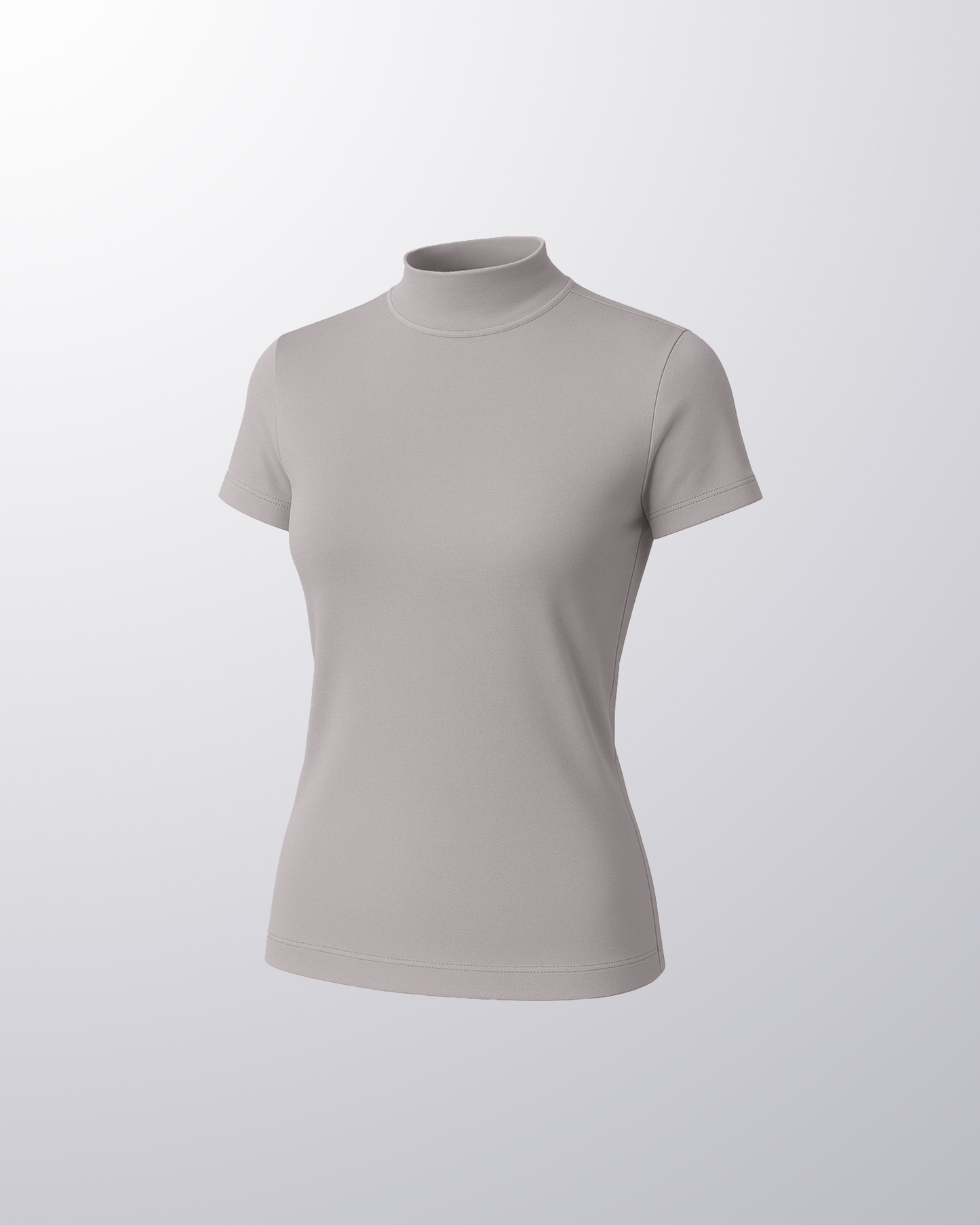 SHORT SLEEVE HALF NECK