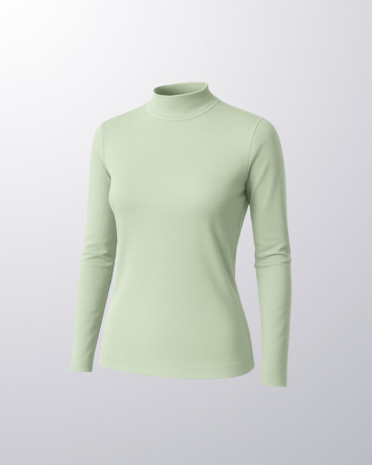 LONG SLEEVE HALF NECK